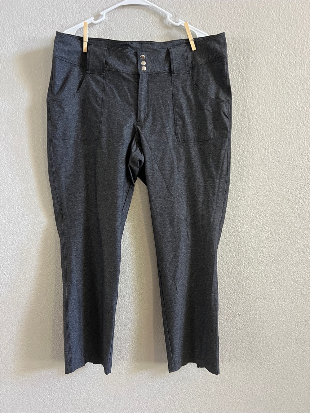 JoFit Women’s Cropped Stretch Dress Pants - Charcoal Size 12